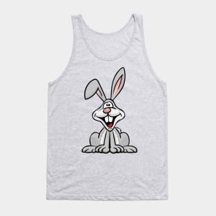 Silly Bunny Rabbit Cartoon Tank Top